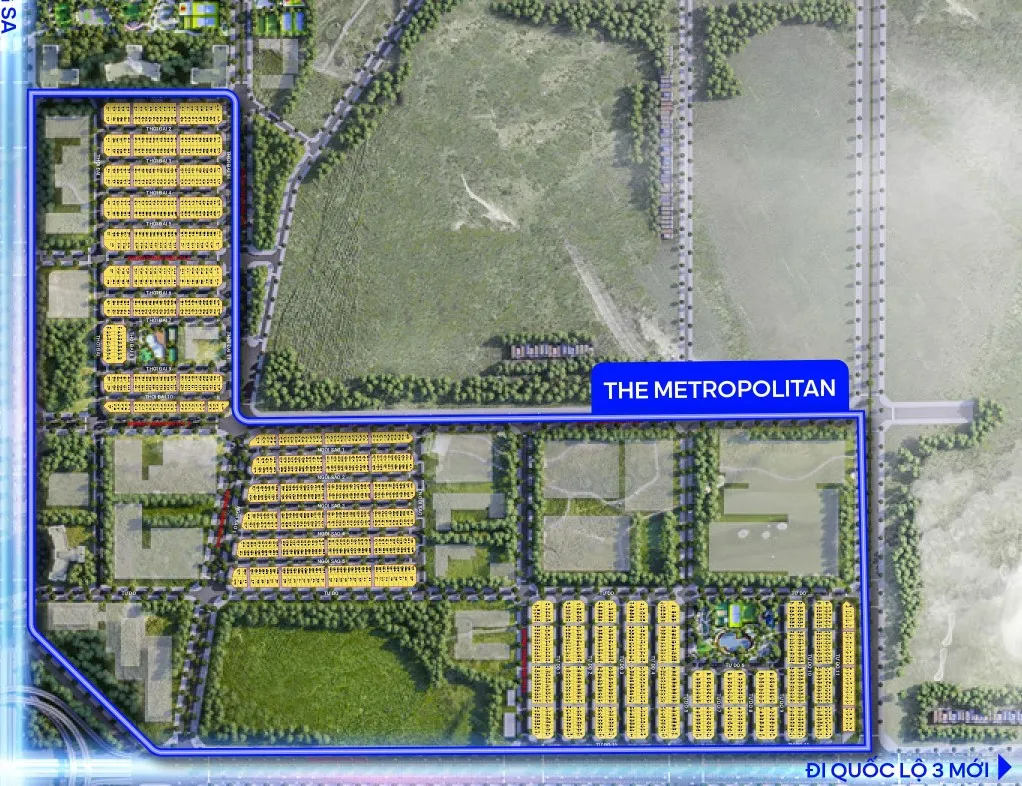 Phối cảnh phân khu The Metropolitan