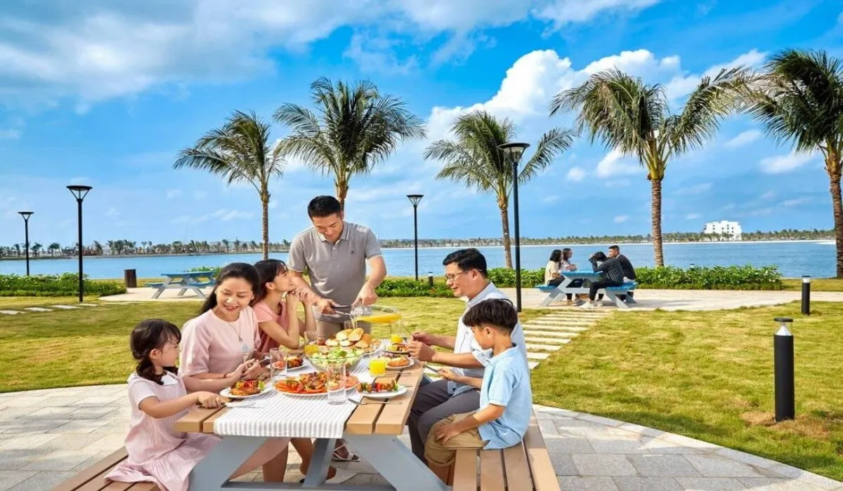 Phối cảnh khu tiện ích cảnh quan nội khu Vinhomes Cổ Loa