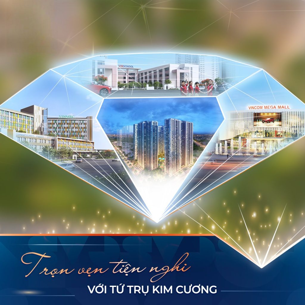 Tứ trụ kim cương Vinhomes