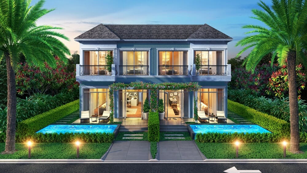 Vị trí biệt thự tứ lập Vinhomes Cổ Loa